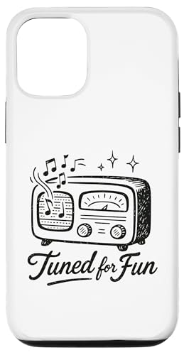 Gestimmt für lustige Retro-Radiomusik der 50er Jahre Hülle für iPhone 12/12 Pro Gestimmt für lustige Retro-Radiomusik der 50er Jahre Hülle für iPhone 12/12 Pro von Retro 50s Party Cool Vibes