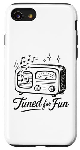 Gestimmt für lustige Retro-Radiomusik der 50er Jahre Hülle für iPhone SE (2020) / 7 / 8 von Retro 50s Party Cool Vibes