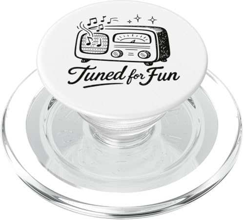 Gestimmt für lustige Retro-Radiomusik der 50er Jahre PopSockets PopGrip für MagSafe Gestimmt für lustige Retro-Radiomusik der 50er Jahre PopSockets PopGrip für MagSafe von Retro 50s Party Cool Vibes