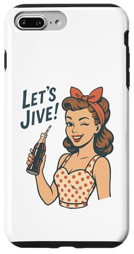 Let's Jive Retro 50er Pinup Dance Hülle für iPhone 7 Plus/8 Plus Let's Jive Retro 50er Pinup Dance Hülle für iPhone 7 Plus/8 Plus von Retro 50s Party Cool Vibes