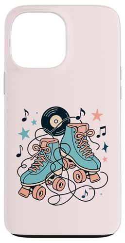 Retro 50er Jahre Rollschuhe und Vinyl Musik Hülle für iPhone 13 Pro Max Retro 50er Jahre Rollschuhe und Vinyl Musik Hülle für iPhone 13 Pro Max von Retro 50s Party Cool Vibes
