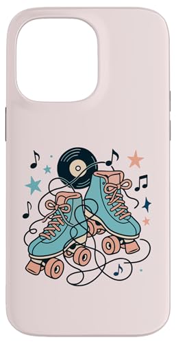 Retro 50er Jahre Rollschuhe und Vinyl Musik Hülle für iPhone 14 Pro Max Retro 50er Jahre Rollschuhe und Vinyl Musik Hülle für iPhone 14 Pro Max von Retro 50s Party Cool Vibes