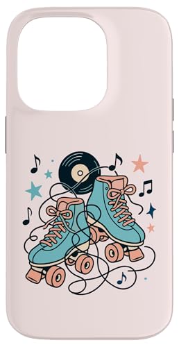 Retro 50er Jahre Rollschuhe und Vinyl Musik Hülle für iPhone 14 Pro Retro 50er Jahre Rollschuhe und Vinyl Musik Hülle für iPhone 14 Pro von Retro 50s Party Cool Vibes