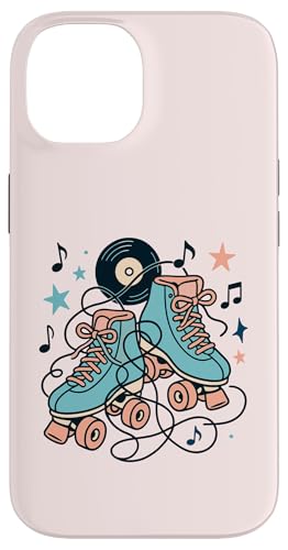Retro 50er Jahre Rollschuhe und Vinyl Musik Hülle für iPhone 14 Retro 50er Jahre Rollschuhe und Vinyl Musik Hülle für iPhone 14 von Retro 50s Party Cool Vibes