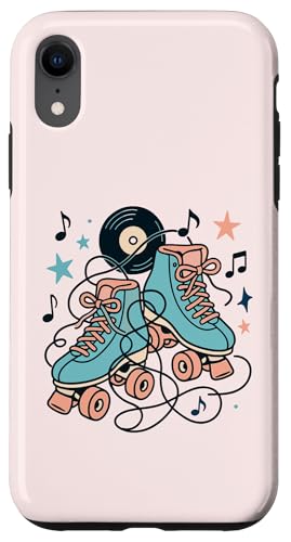 Retro 50er Jahre Rollschuhe und Vinyl Musik Hülle für iPhone XR Retro 50er Jahre Rollschuhe und Vinyl Musik Hülle für iPhone XR von Retro 50s Party Cool Vibes