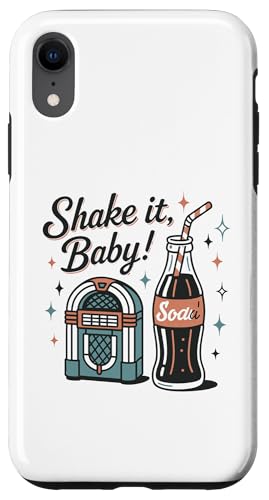 Shake! It Baby Retro 50er Jahre Jukebox Soda Hülle für iPhone XR Shake! It Baby Retro 50er Jahre Jukebox Soda Hülle für iPhone XR von Retro 50s Party Cool Vibes