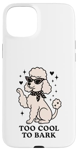 Too Cool To Bark Retro 50er Pudel Vibes Hülle für iPhone 15 Plus Too Cool To Bark Retro 50er Pudel Vibes Hülle für iPhone 15 Plus von Retro 50s Party Cool Vibes