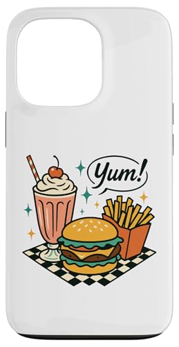 Yum Retro Diner Burger Milkshake Fries 50er Jahre Hülle für iPhone 13 Pro Yum Retro Diner Burger Milkshake Fries 50er Jahre Hülle für iPhone 13 Pro von Retro 50s Party Cool Vibes