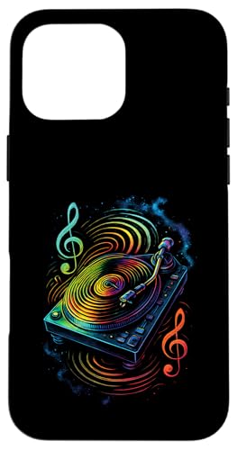 Vinyl Retro DJ Bunte Rillen Hülle für iPhone 16 Pro Max Vinyl Retro DJ Bunte Rillen Hülle für iPhone 16 Pro Max von Retro 60s Soul