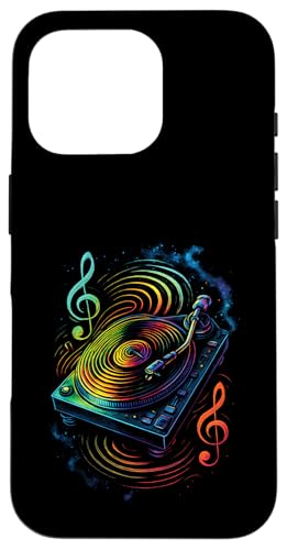 Vinyl Retro DJ Bunte Rillen Hülle für iPhone 16 Pro Vinyl Retro DJ Bunte Rillen Hülle für iPhone 16 Pro von Retro 60s Soul