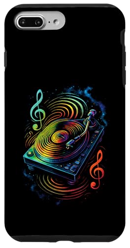 Vinyl Retro DJ Bunte Rillen Hülle für iPhone 7 Plus/8 Plus Vinyl Retro DJ Bunte Rillen Hülle für iPhone 7 Plus/8 Plus von Retro 60s Soul