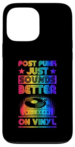 Vinyl-Schallplatte Love Post Punk klingt einfach besser auf Vinyl Hülle für iPhone 13 Pro Max von Retro Aesthetic Merch For Vinyl Record Collectors