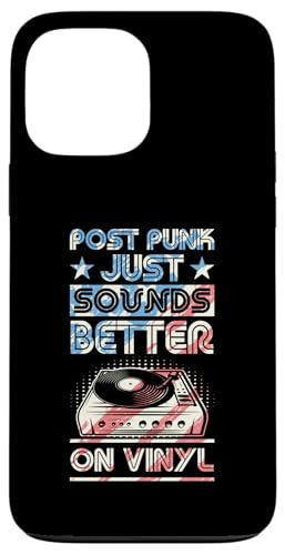 Vinyl-Schallplatte Love Post Punk klingt einfach besser auf Vinyl Hülle für iPhone 13 Pro Max von Retro Aesthetic Merch For Vinyl Record Collectors