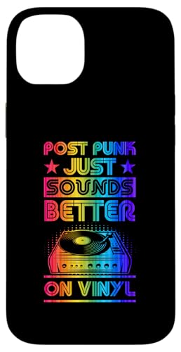 Vinyl-Schallplatte Love Post Punk klingt einfach besser auf Vinyl Hülle für iPhone 14 Plus von Retro Aesthetic Merch For Vinyl Record Collectors