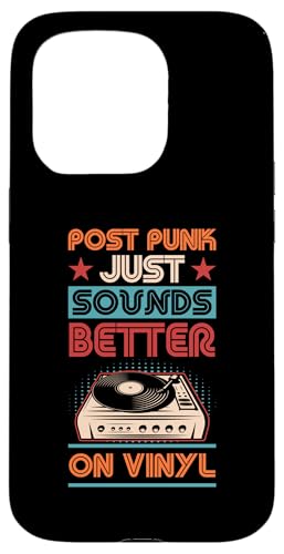 Vinyl-Schallplatte Love Post Punk klingt einfach besser auf Vinyl Hülle für iPhone 15 Pro von Retro Aesthetic Merch For Vinyl Record Collectors
