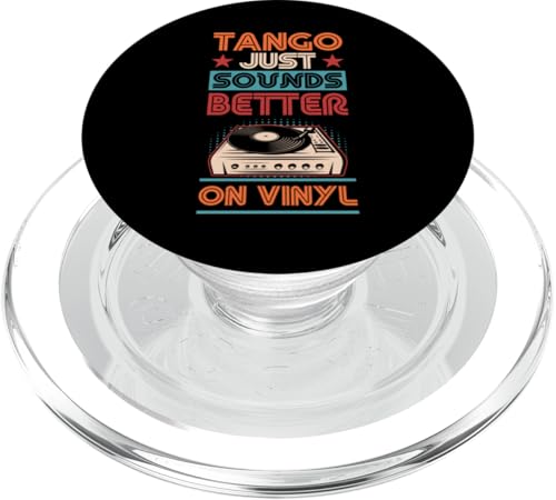Vinyl-Schallplatte Love Tango klingt einfach besser auf Vinyl PopSockets PopGrip für MagSafe von Retro Aesthetic Merch For Vinyl Record Collectors