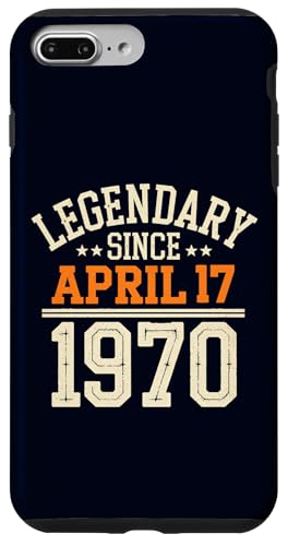 Legendär seit 17. April 1970, toller Geburtstag, lustiger Retro-Look Hülle für iPhone 7 Plus/8 Plus Legendär seit 17. April 1970, toller Geburtstag, lustiger Retro-Look Hülle für iPhone 7 Plus/8 Plus von Retro April 1970 Birthday Shirt for Men & Women