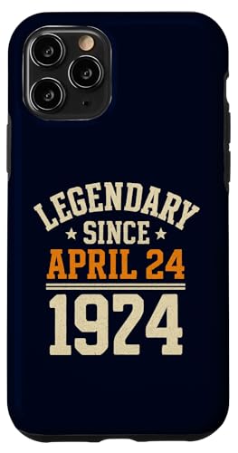 Legendary Since 24. April 1970, Awesome Birthday Funny Retro Hülle für iPhone 11 Pro von Retro April 1970 Birthday Shirt for Men & Women