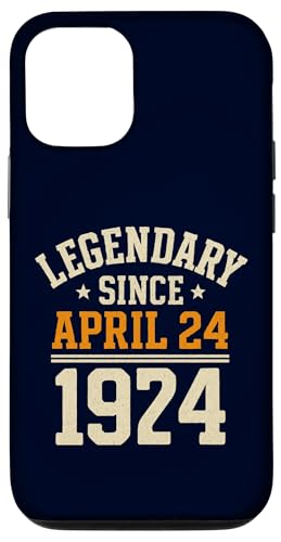Legendary Since 24. April 1970, Awesome Birthday Funny Retro Hülle für iPhone 12/12 Pro von Retro April 1970 Birthday Shirt for Men & Women