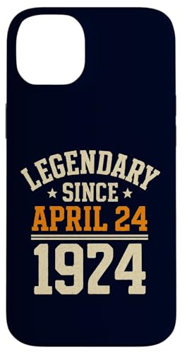 Legendary Since 24. April 1970, Awesome Birthday Funny Retro Hülle für iPhone 14 Plus Legendary Since 24. April 1970, Awesome Birthday Funny Retro Hülle für iPhone 14 Plus von Retro April 1970 Birthday Shirt for Men & Women