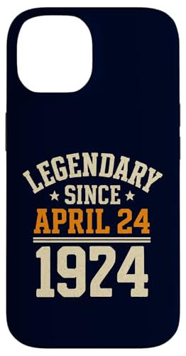 Legendary Since 24. April 1970, Awesome Birthday Funny Retro Hülle für iPhone 14 von Retro April 1970 Birthday Shirt for Men & Women