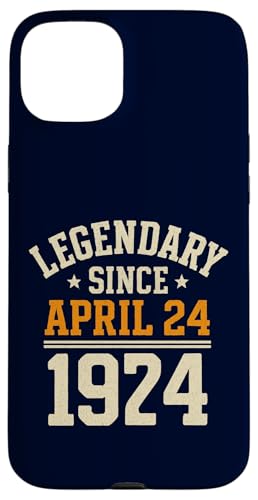 Legendary Since 24. April 1970, Awesome Birthday Funny Retro Hülle für iPhone 15 Plus von Retro April 1970 Birthday Shirt for Men & Women
