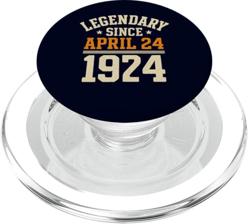 Legendary Since 24. April 1970, Awesome Birthday Funny Retro PopSockets PopGrip für MagSafe Legendary Since 24. April 1970, Awesome Birthday Funny Retro PopSockets PopGrip für MagSafe von Retro April 1970 Birthday Shirt for Men & Women