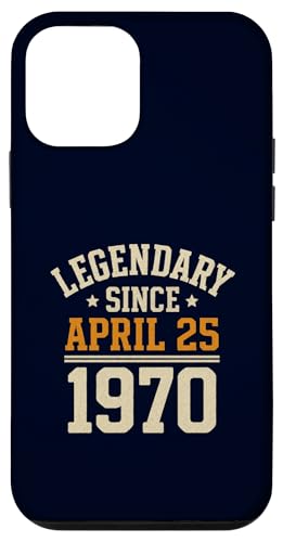 Legendary Since 25. April 1970, Awesome Birthday Funny Retro Hülle für iPhone 12 mini Legendary Since 25. April 1970, Awesome Birthday Funny Retro Hülle für iPhone 12 mini von Retro April 1970 Birthday Shirt for Men & Women