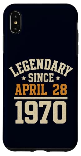 Legendary Since 28. April 1970, Awesome Birthday Funny Retro Hülle für iPhone XS Max Legendary Since 28. April 1970, Awesome Birthday Funny Retro Hülle für iPhone XS Max von Retro April 1970 Birthday Shirt for Men & Women
