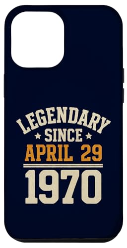 Legendary Since 29. April 1970, Awesome Birthday Funny Retro Hülle für iPhone 12 Pro Max von Retro April 1970 Birthday Shirt for Men & Women