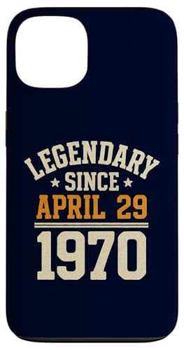 Legendary Since 29. April 1970, Awesome Birthday Funny Retro Hülle für iPhone 13 Legendary Since 29. April 1970, Awesome Birthday Funny Retro Hülle für iPhone 13 von Retro April 1970 Birthday Shirt for Men & Women