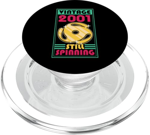 Schallplattensammler Geburtstag Vintage 2001 Still Spinning PopSockets PopGrip für MagSafe Schallplattensammler Geburtstag Vintage 2001 Still Spinning PopSockets PopGrip für MagSafe von Retro Birthday Party For Vinyl Record Collectors
