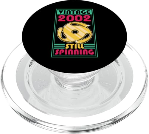 Schallplattensammler Geburtstag Vintage 2002 Still Spinning PopSockets PopGrip für MagSafe Schallplattensammler Geburtstag Vintage 2002 Still Spinning PopSockets PopGrip für MagSafe von Retro Birthday Party For Vinyl Record Collectors