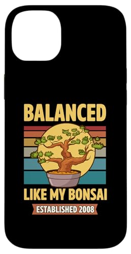 Balanced Like My Bonsai gegründet 2008 Geburtsjahr Bonsai Hülle für iPhone 14 Plus Balanced Like My Bonsai gegründet 2008 Geburtsjahr Bonsai Hülle für iPhone 14 Plus von Retro Birthday Party Supplies for Bonsai Gardeners