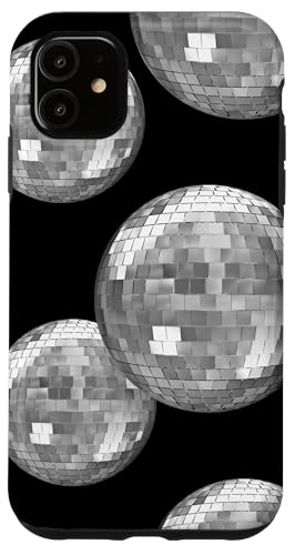 Hülle für iPhone 11 Ästhetische 70er 80er Jahre Retro Lucky Discokugel Y2K von Retro Black And White Disco Ball