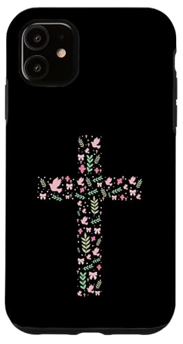 Blumenkreuz – Vintage Christian Religiöser Christus Hülle für iPhone 11 Blumenkreuz – Vintage Christian Religiöser Christus Hülle für iPhone 11 von Retro Christian Apparel Gifts