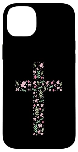 Blumenkreuz – Vintage Christian Religiöser Christus Hülle für iPhone 14 Plus Blumenkreuz – Vintage Christian Religiöser Christus Hülle für iPhone 14 Plus von Retro Christian Apparel Gifts
