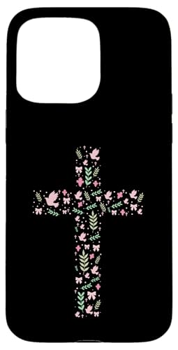 Blumenkreuz – Vintage Christian Religiöser Christus Hülle für iPhone 15 Pro Max Blumenkreuz – Vintage Christian Religiöser Christus Hülle für iPhone 15 Pro Max von Retro Christian Apparel Gifts
