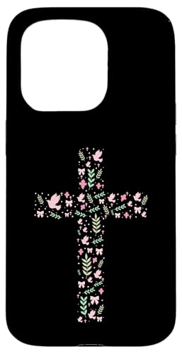 Blumenkreuz – Vintage Christian Religiöser Christus Hülle für iPhone 15 Pro Blumenkreuz – Vintage Christian Religiöser Christus Hülle für iPhone 15 Pro von Retro Christian Apparel Gifts