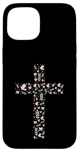 Blumenkreuz – Vintage Christian Religiöser Christus Hülle für iPhone 15 Blumenkreuz – Vintage Christian Religiöser Christus Hülle für iPhone 15 von Retro Christian Apparel Gifts