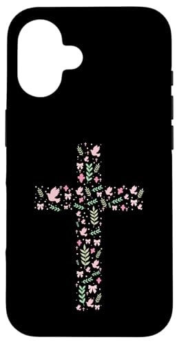 Blumenkreuz – Vintage Christian Religiöser Christus Hülle für iPhone 16 Blumenkreuz – Vintage Christian Religiöser Christus Hülle für iPhone 16 von Retro Christian Apparel Gifts