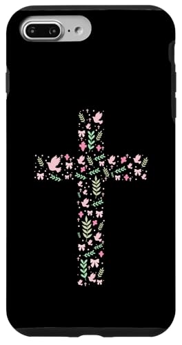 Blumenkreuz – Vintage Christian Religiöser Christus Hülle für iPhone 7 Plus/8 Plus Blumenkreuz – Vintage Christian Religiöser Christus Hülle für iPhone 7 Plus/8 Plus von Retro Christian Apparel Gifts