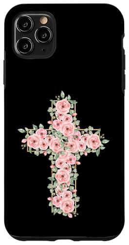 Blumenkreuz – Vintage Jesus Christus christlich religiös Hülle für iPhone 11 Pro Max Blumenkreuz – Vintage Jesus Christus christlich religiös Hülle für iPhone 11 Pro Max von Retro Christian Apparel Gifts