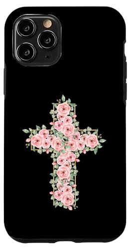 Blumenkreuz – Vintage Jesus Christus christlich religiös Hülle für iPhone 11 Pro Blumenkreuz – Vintage Jesus Christus christlich religiös Hülle für iPhone 11 Pro von Retro Christian Apparel Gifts