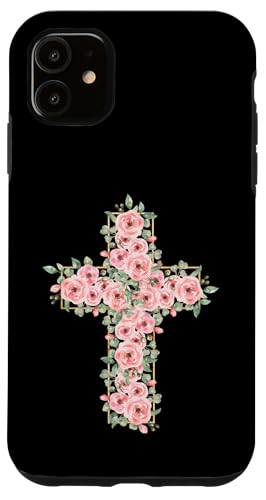 Blumenkreuz – Vintage Jesus Christus christlich religiös Hülle für iPhone 11 Blumenkreuz – Vintage Jesus Christus christlich religiös Hülle für iPhone 11 von Retro Christian Apparel Gifts