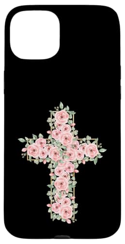 Blumenkreuz – Vintage Jesus Christus christlich religiös Hülle für iPhone 15 Plus Blumenkreuz – Vintage Jesus Christus christlich religiös Hülle für iPhone 15 Plus von Retro Christian Apparel Gifts