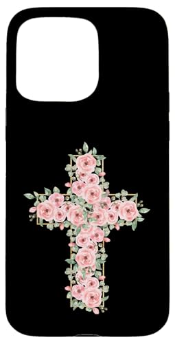 Blumenkreuz – Vintage Jesus Christus christlich religiös Hülle für iPhone 15 Pro Max Blumenkreuz – Vintage Jesus Christus christlich religiös Hülle für iPhone 15 Pro Max von Retro Christian Apparel Gifts