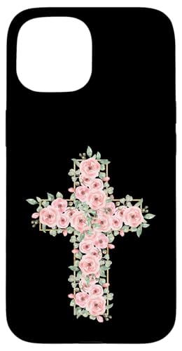 Blumenkreuz – Vintage Jesus Christus christlich religiös Hülle für iPhone 15 Blumenkreuz – Vintage Jesus Christus christlich religiös Hülle für iPhone 15 von Retro Christian Apparel Gifts