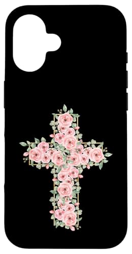Blumenkreuz – Vintage Jesus Christus christlich religiös Hülle für iPhone 16 Blumenkreuz – Vintage Jesus Christus christlich religiös Hülle für iPhone 16 von Retro Christian Apparel Gifts