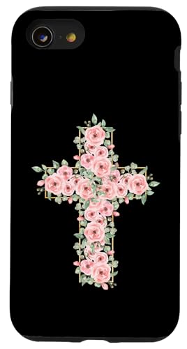 Blumenkreuz – Vintage Jesus Christus christlich religiös Hülle für iPhone SE (2020) / 7 / 8 von Retro Christian Apparel Gifts